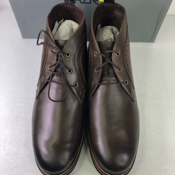 Nunn Bush Brown Leather Ozark Chukka Boots Size 10XW